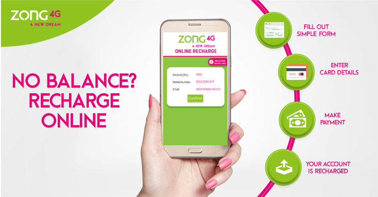 How to check Zong balance method 4