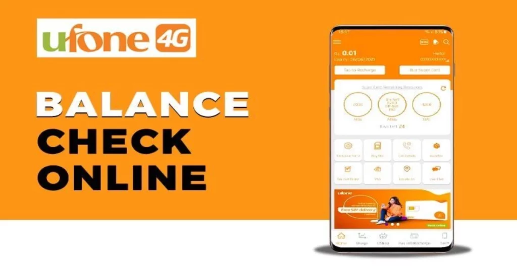 Balance Check Ufone Online