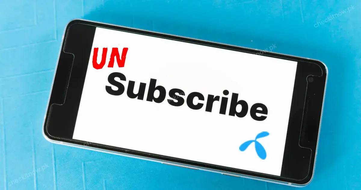 How to unsubscribe telenor packages