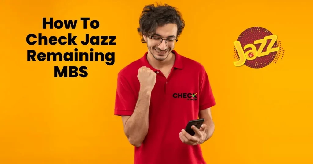 How to check Jazz internet mbs