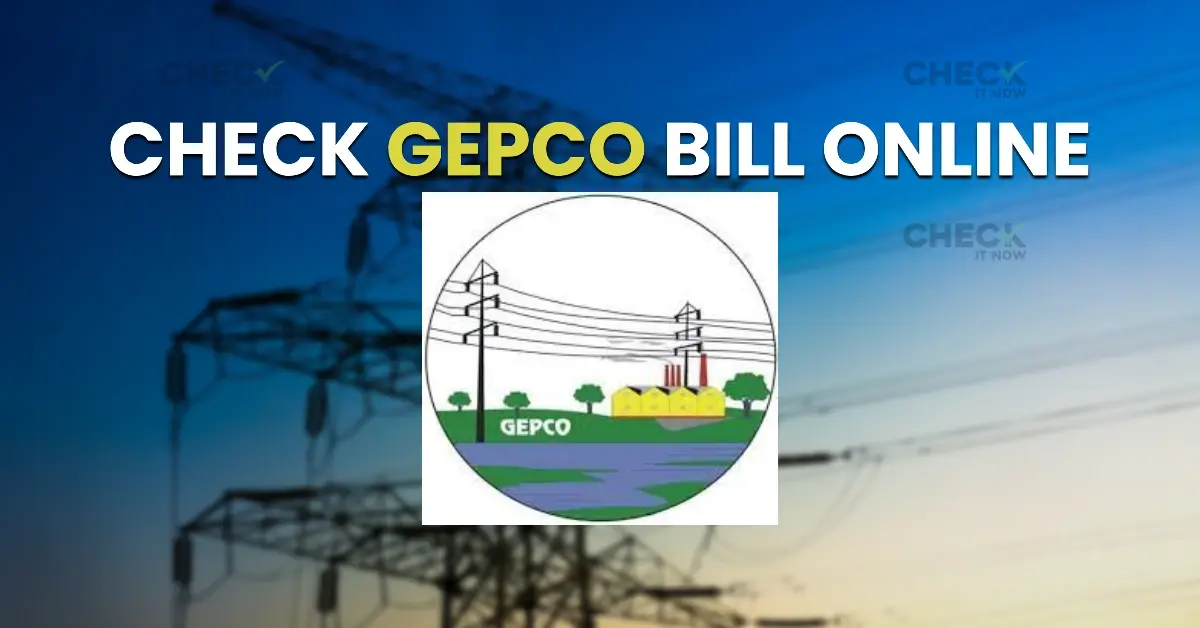 GEPCO Online Bill