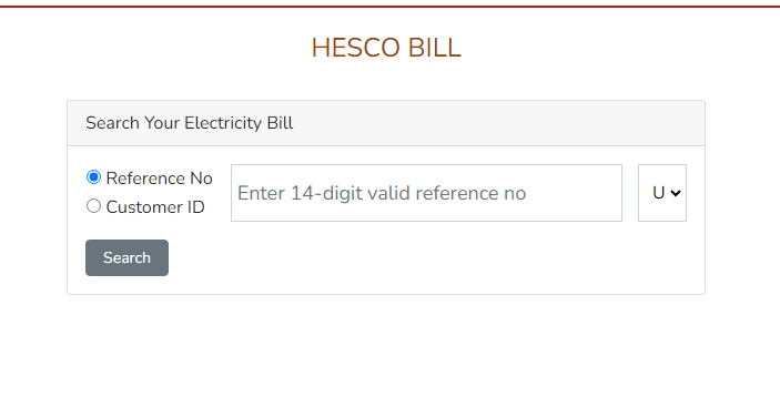 How to check HESCO bill online