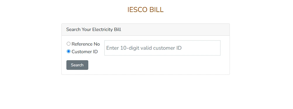 IESCO Online bill, IESCO duplicate bill, IESCO Bill online