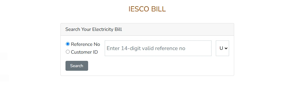 IESCO Online bill, IESCO duplicate bill, IESCO Bill online