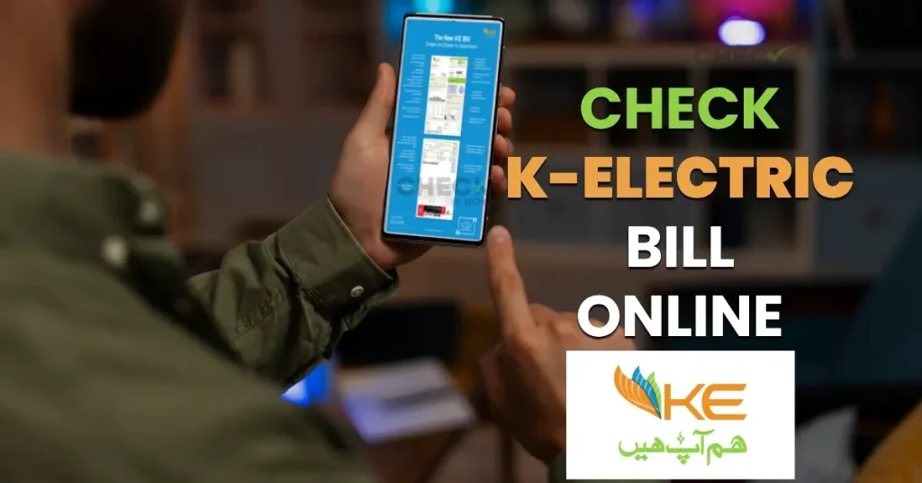 How To Check K Electric Duplicate Bill online