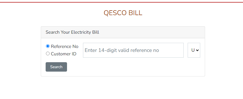 How to check QESCO bill online by website