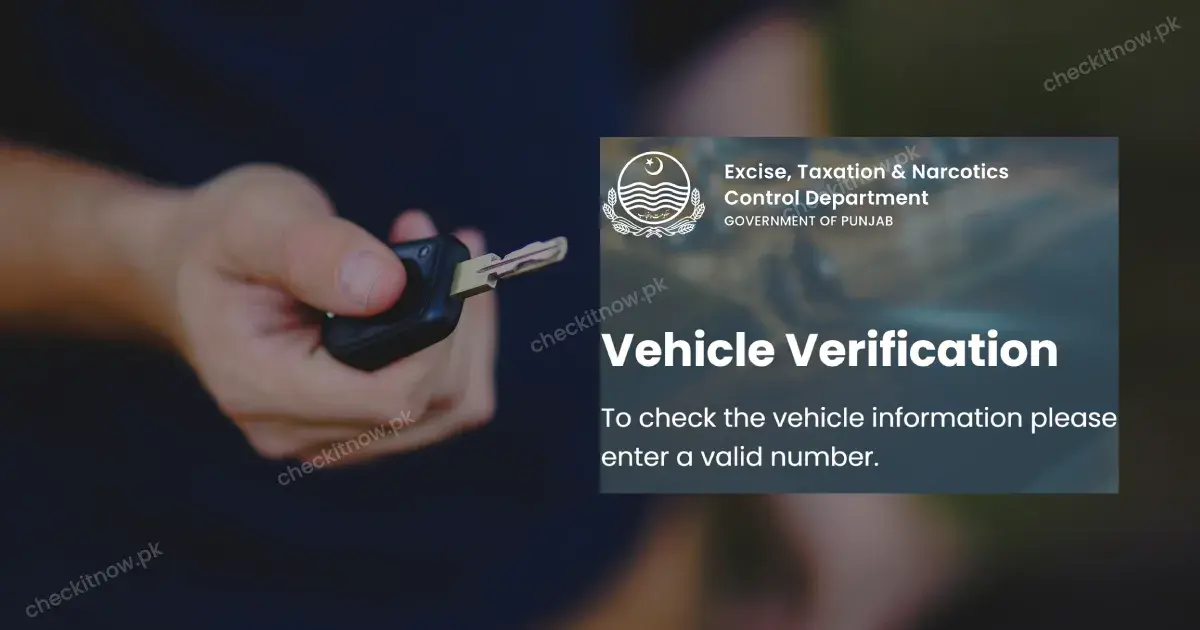 How to check Vehicle verification online