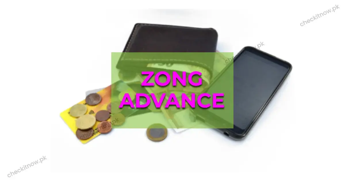 How to get zong advance