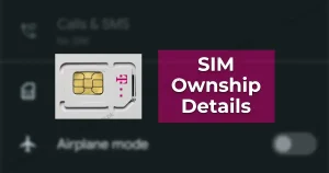 SIM Ownership Details