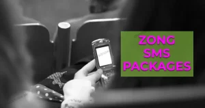 Zong SMS Package code