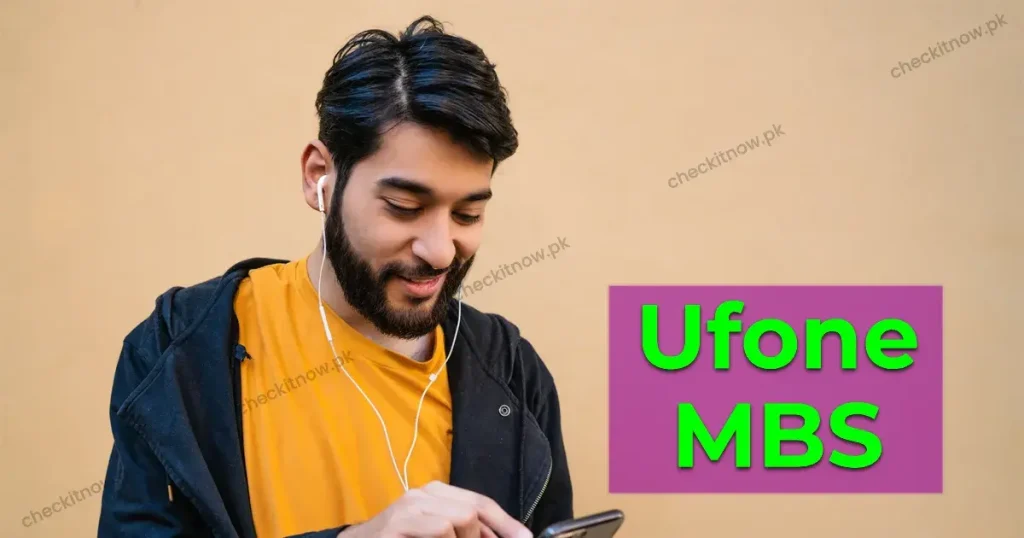 how to check ufone mbs