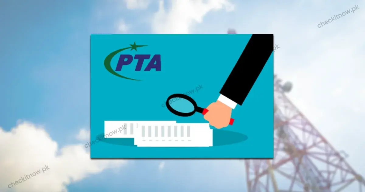 PTA IMEI Check and Registration