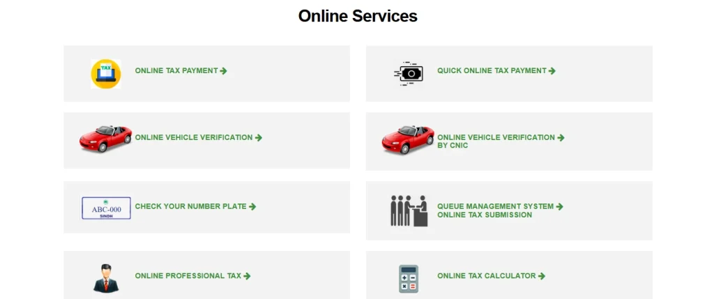 Sindh vehicle verification