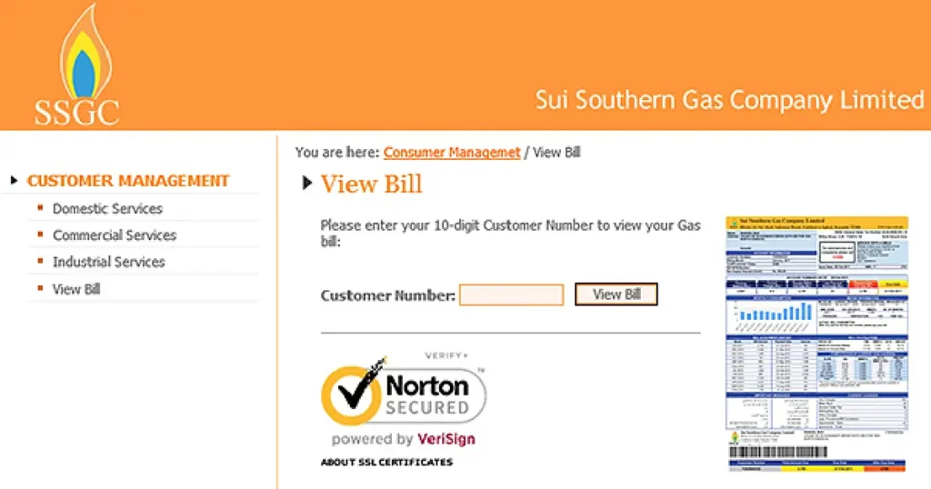 Sui Gas Bill Online Check