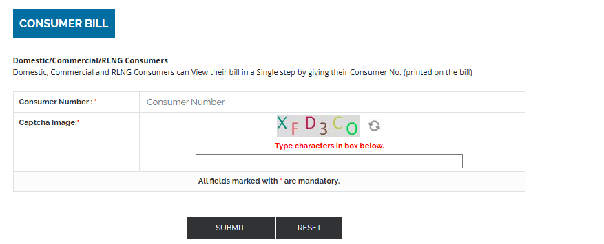 Sui Gas Bill Online Check