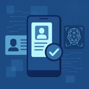 NADRA Pak-ID identity smartphone illustration