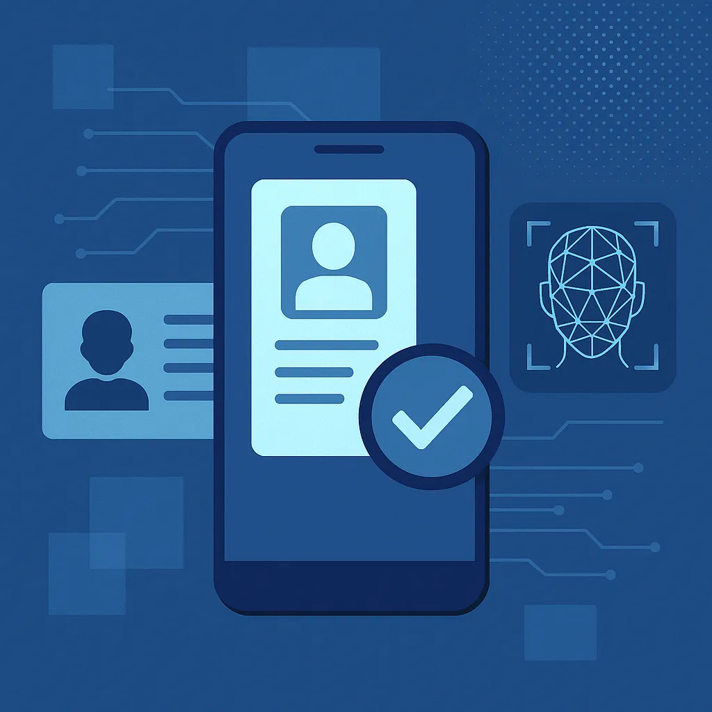 NADRA Pak-ID identity smartphone illustration