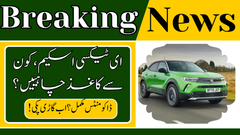 Documents Required for Punjab E-Taxi Scheme