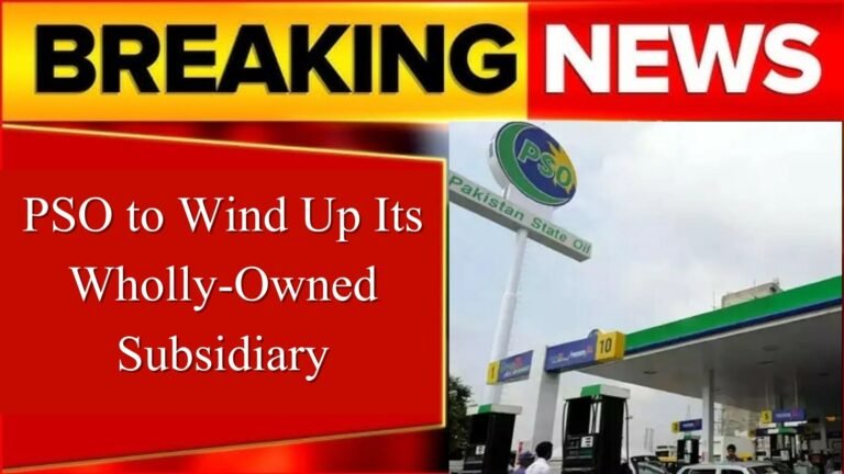 PSO to Wind Up Its Wholly-Owned Subsidiary