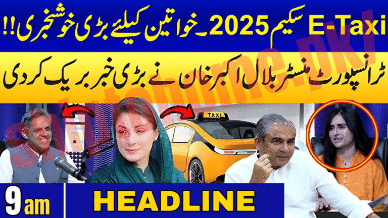 Pink E-Taxi Scheme Sindh