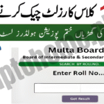 BISE Multan 11th Class Result