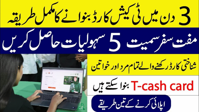 CM Punjab T-Cash Card