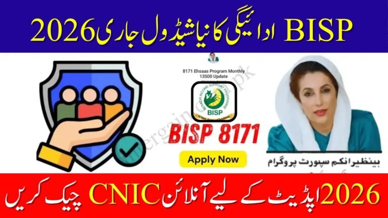 BISP 8171 Payments Phase List Of 3 Districts For 13500