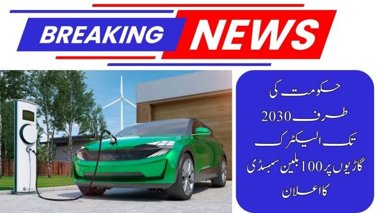Govt to Give Rs.100 Billion Subsidy on Electric Vehicles