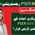 PSER 8070 Registration online