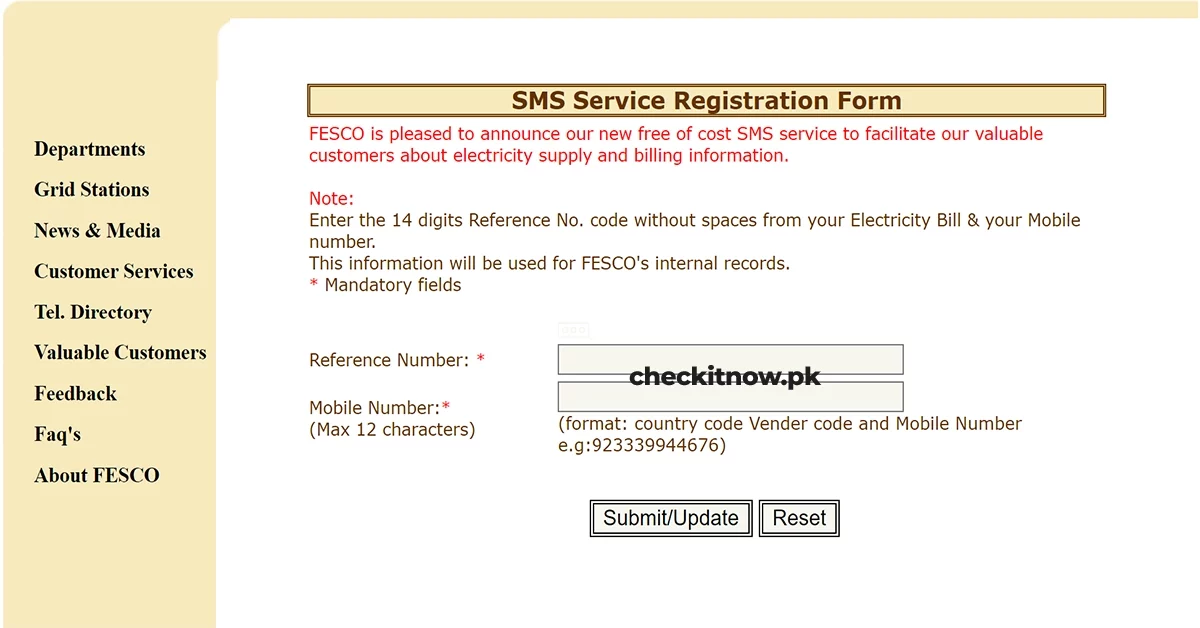 Fesco bill check